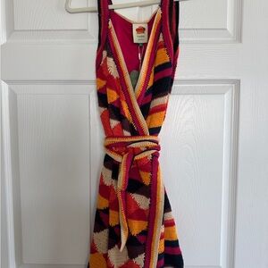 Farm Rio Wrap Macramé Dress